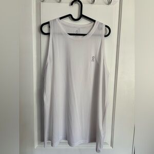 On Running Core White Women's Sleeveless Performance Tank